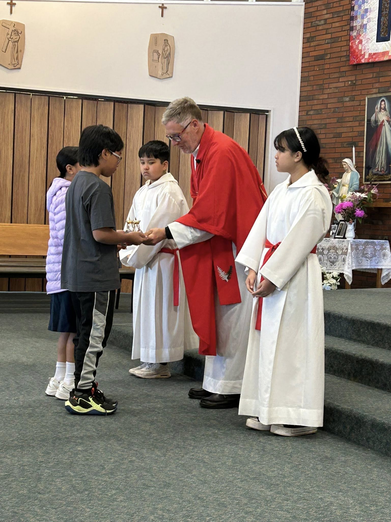 Rural church setting